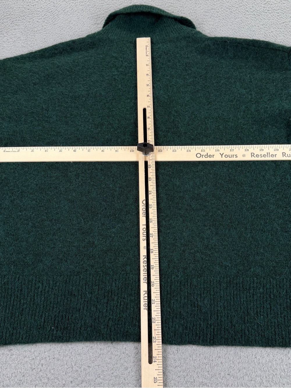 Madewell Vinson Shawl Collar Sweater Womens Large Green Cozy Pullover Preppy - Picture 4 of 10